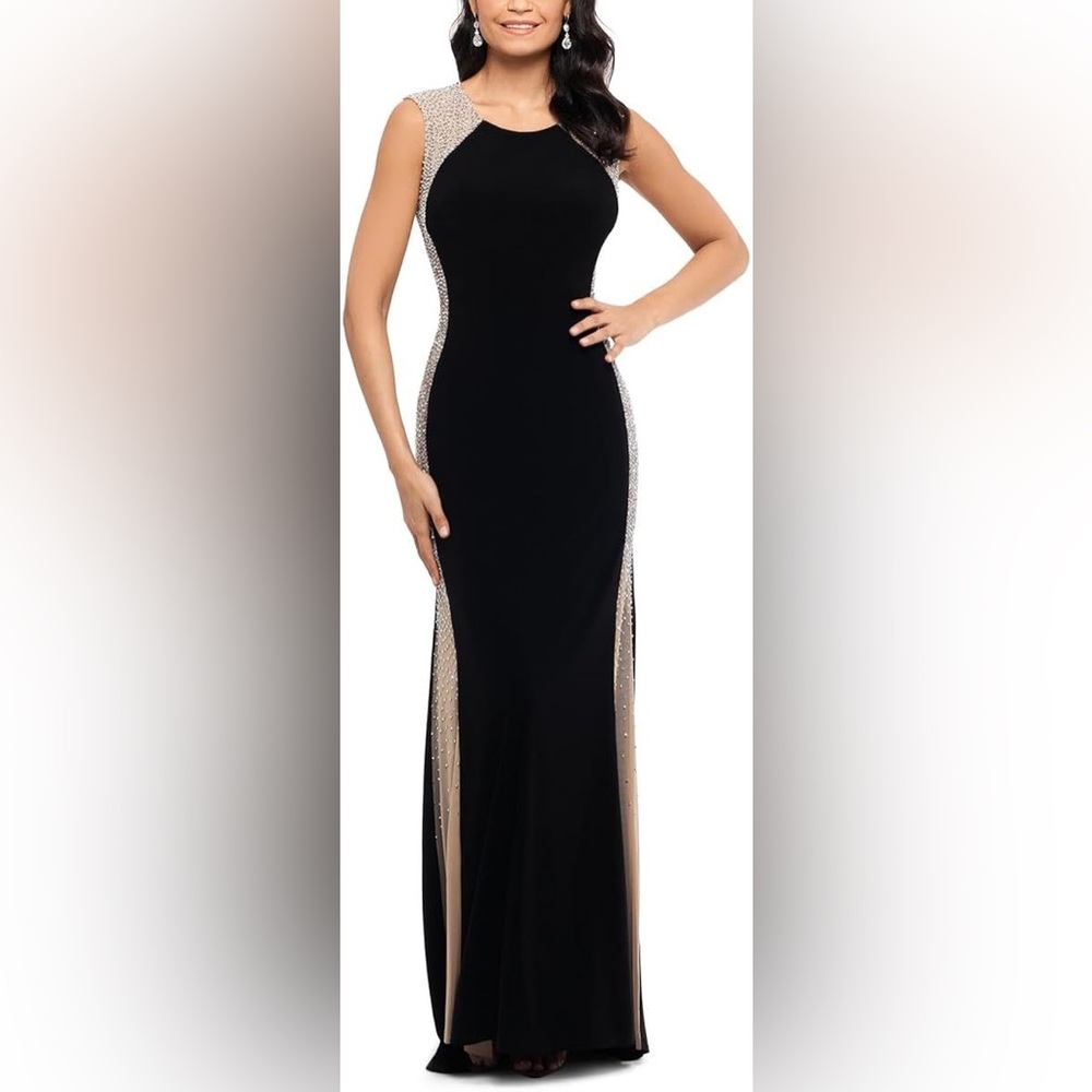 Xscape gown, worn once to the Emmys, excellent condition!